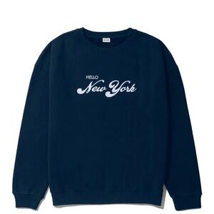 HELLO NEW YORK oversized sweatshirt by Kule